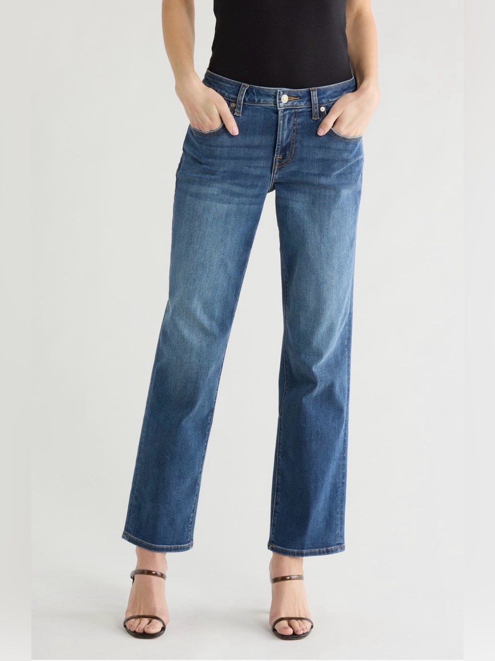NEW 7 FOR ALL MANKIND Calie Straight Leg Jeans in Atlanta size 25 26